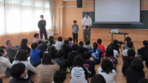 6年生、学年集会