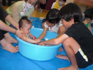 水遊び